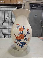 Front view showing floral design and overall shape