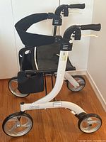 Side view showing full Nitro rollator walker