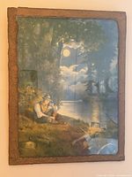 Front view of framed print showing entire artwork and frame