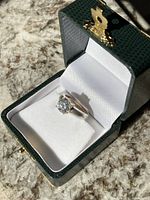 Ring in presentation box showing overall design