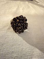 Front view showing floral cluster design