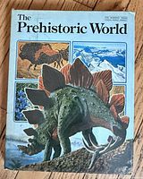 Front dust jacket with title, publisher imprint and dinosaur illustration