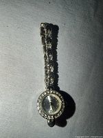 Full view of Vivani ladies watch showing bracelet and face