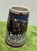 Front view showing Clydesdale team scene and Budweiser branding