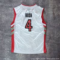 Back view showing BOSH name and number 4 graphics