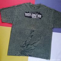 Front view showing full gator skin pattern and chest logo