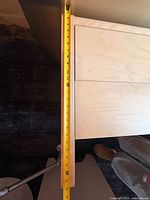 Top view with tape showing approx 15 in depth