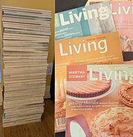Full stack of Martha Stewart Living magazines