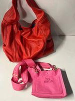 Front view showing both bags together