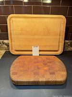 Both cutting boards front view