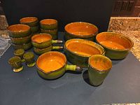 Full set overview showing quantity and glazing