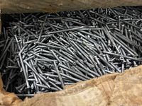 Open carton showing bulk silver wood screws