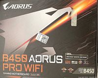 Retail box front showing model and features