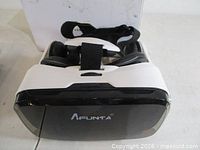Front view of Afunta VR headset showing branding and front panel