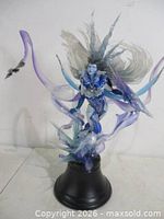 Full view of Shiva figure on base showing sculpt and effects