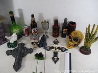 Entire lot laid out on table