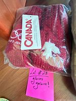 Red Canada Vancouver 2010 mittens sealed in plastic