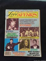 Front cover showing title, celebrity headlines, issue price