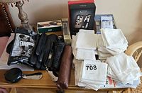 overview of entire lot on table