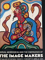 Close-up of artwork and title block on poster