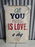 Front view of canvas showing full design and protective corners