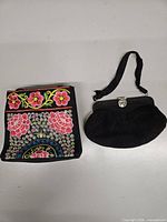 Both purses side by side showing overall styles