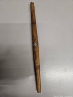 Double stiletto closed as single wooden case