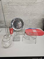 Group shot of all kitchen items on table