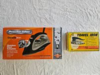 Both boxed irons side by side