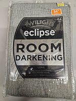 Front of packaged Eclipse Luna room darkening panel showing brand and size