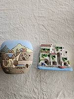 Both ceramic items side by side