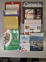 All nine books laid out showing covers and titles