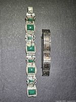Both bracelets side by side showing overall length and style