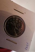 Reverse view showing caribou design and date 1991