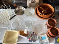 Overview of all items on table