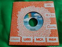 Sleeved Four Aces 45 with orange patterned sleeve