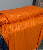 Full bolt showing fabric rolled on core