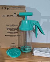 Complete mixer with lid, box, instructions visible