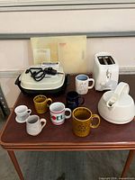 Group shot of all items on table