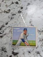 Front of 1950 Bowman Joe Coleman card