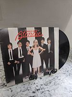 Front cover of Blondie Parallel Lines LP on stand