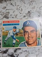 Front view of 1955 Topps Arnold Portocarrero baseball card