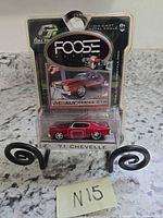 Front view of sealed Foose Design Overhaulin' Series die-cast '75 Chevelle in packaging