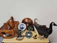 Group shot of all waterfowl themed decor items