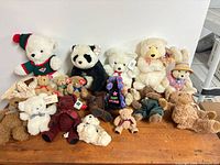 Group shot of entire lot on wooden surface