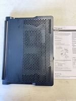 Top view of Targus Chill Mat with manual