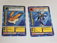 Front of both Digimon cards