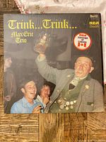 Front cover of Max Eric Trio "Trink... Trink…" LP in shrinkwrap