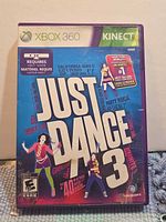 Front cover of Just Dance 3 Xbox 360 Kinect game case