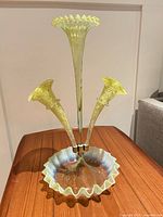 Full view epergne on table